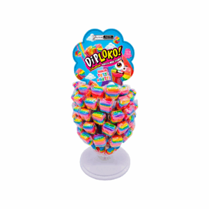 Lollipop Arco-iris Cubo Sortidos Torre Danilla 60X15G