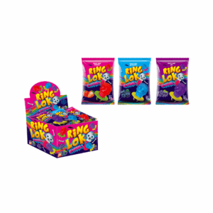 Ring Loko Caveira Morango, Uva e Blueberry Danilla 30X12G