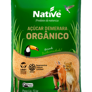 ACUCAR CRISTAL DEMERARA ORGANICO 6X5KG