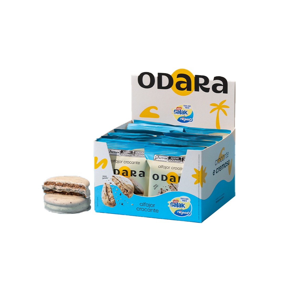 ALFAJOR CROCANTE GALAK E NEGRESCO DISPLAY 12X40G