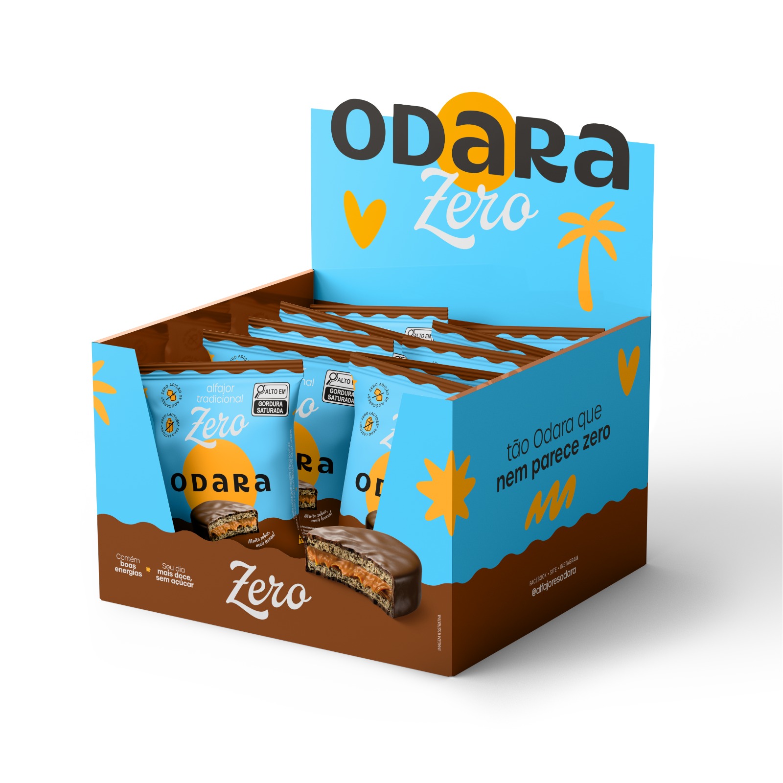 ALFAJOR ZERO TRADICIONAL DISPLAY 12X45G